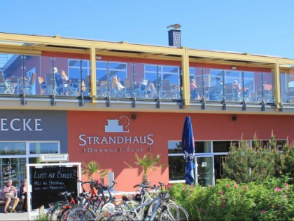 Photo: &quot;Strandhaus Orange Blue&quot;